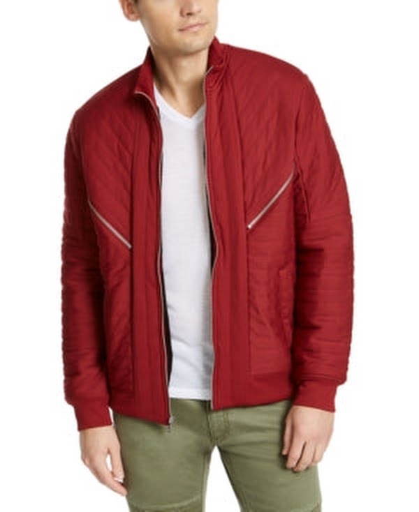 INC International Concepts Men's Burton Quilted Jacket by Vanessa Jane