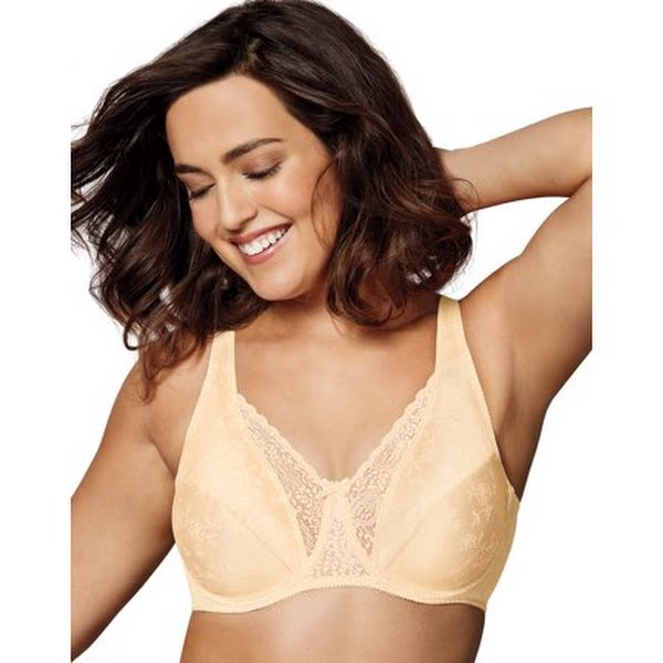 Playtex Secrets Beautiful Lift Underwire Bra Natural Beige 36DD by Vanessa Jane