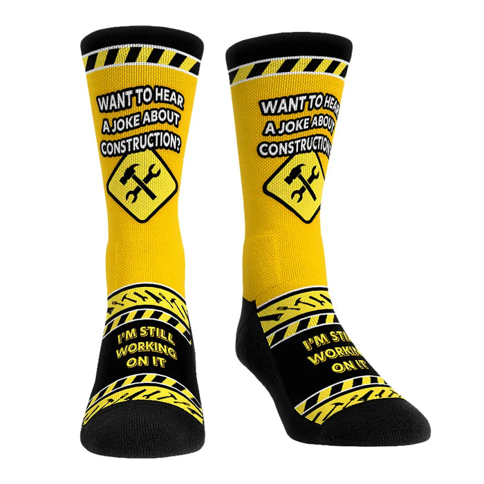 Dad Joke - Construction by Rock 'Em Socks