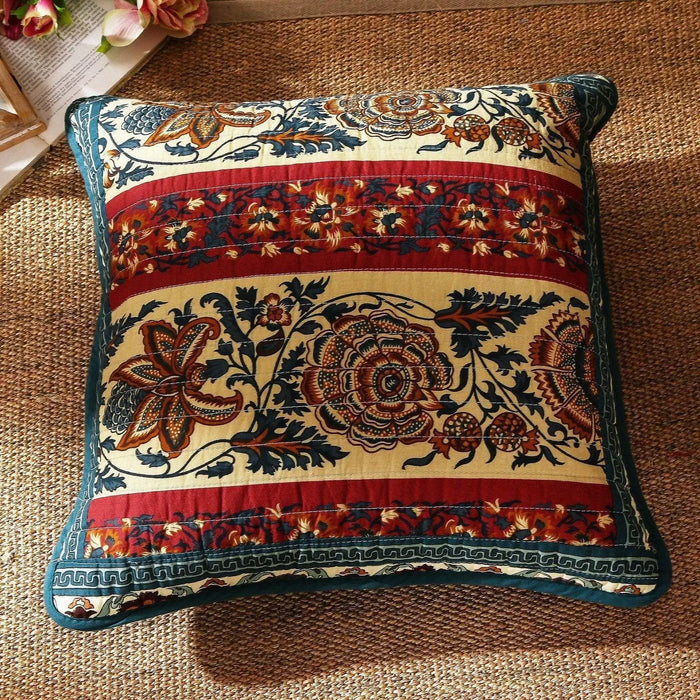 DaDa Bedding Set of Two Dark Elegance Bohemian Cushion Covers - 2 PCS - 18" (JHW-550) by DaDalogy Bedding Collection