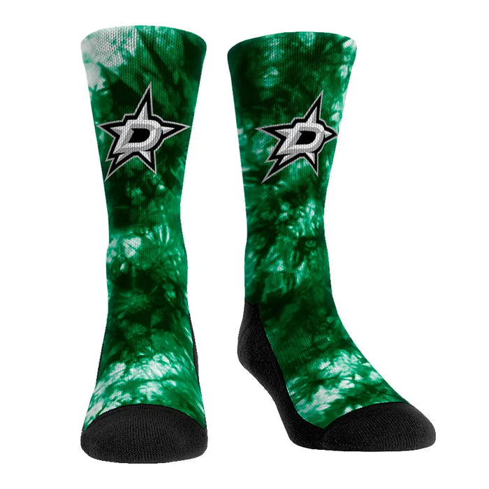 Dallas Stars - Team Tie Dye by Rock 'Em Socks