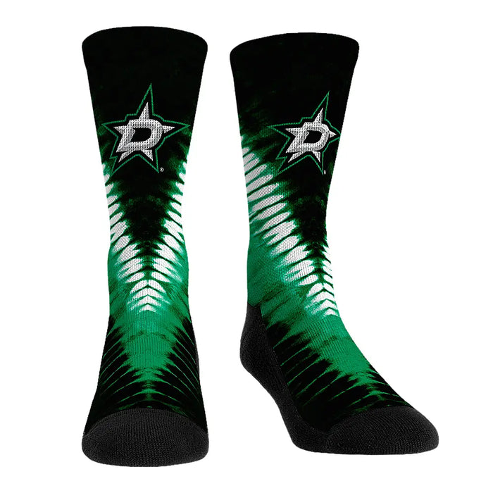 Dallas Stars - V Shape Tie Dye by Rock 'Em Socks