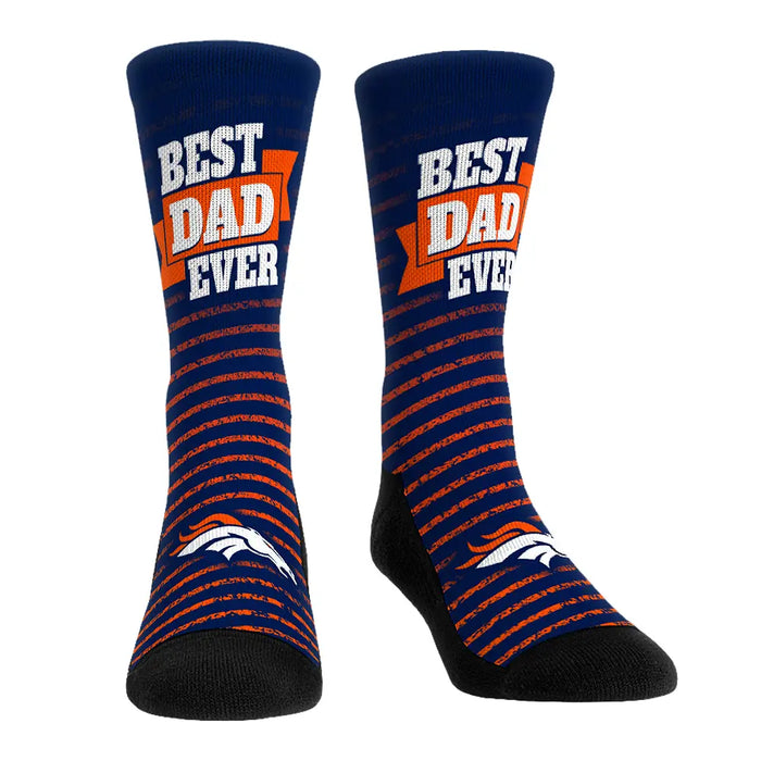 Denver Broncos - Best Dad Ever by Rock 'Em Socks