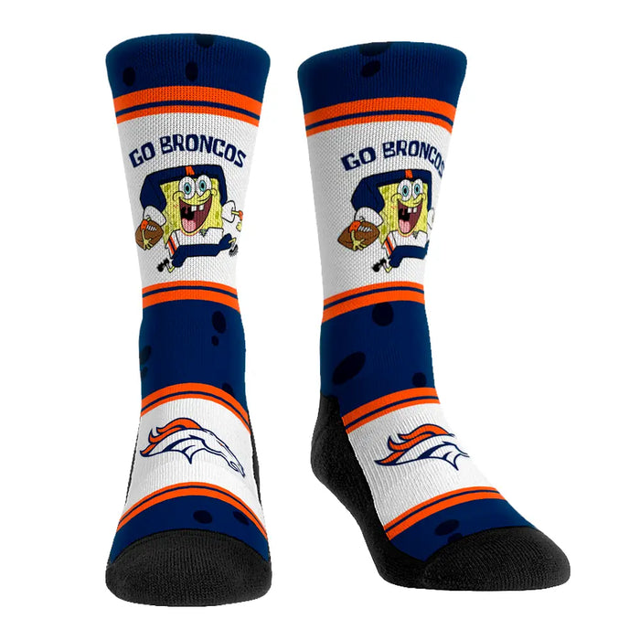 Denver Broncos - SpongeBob SquarePants - Team Up by Rock 'Em Socks