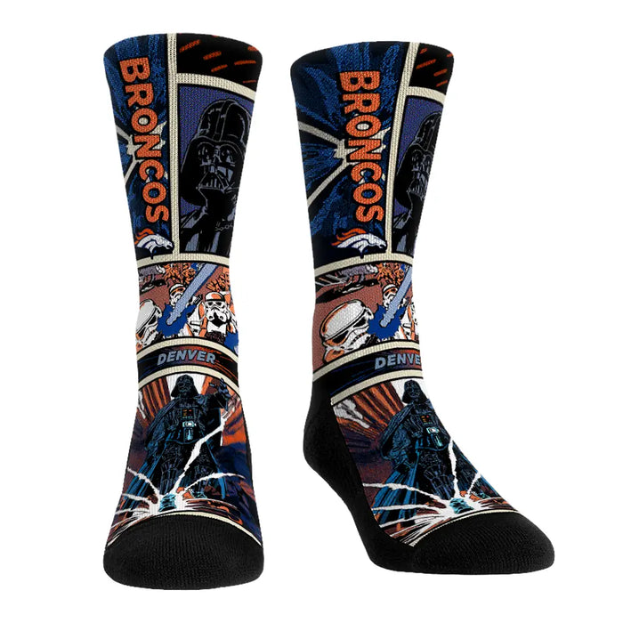 Denver Broncos - Star Wars - Empire Comic Strip by Rock 'Em Socks