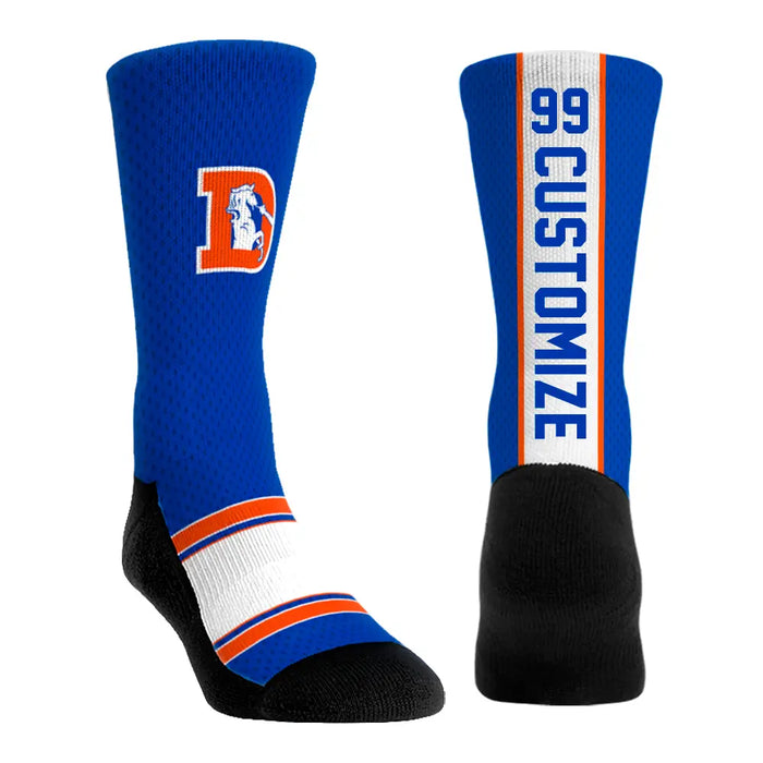 Denver Broncos - Throwback Custom Jersey by Rock 'Em Socks