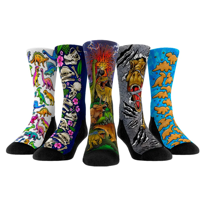 Dinosaurs 5-Pack by Rock 'Em Socks