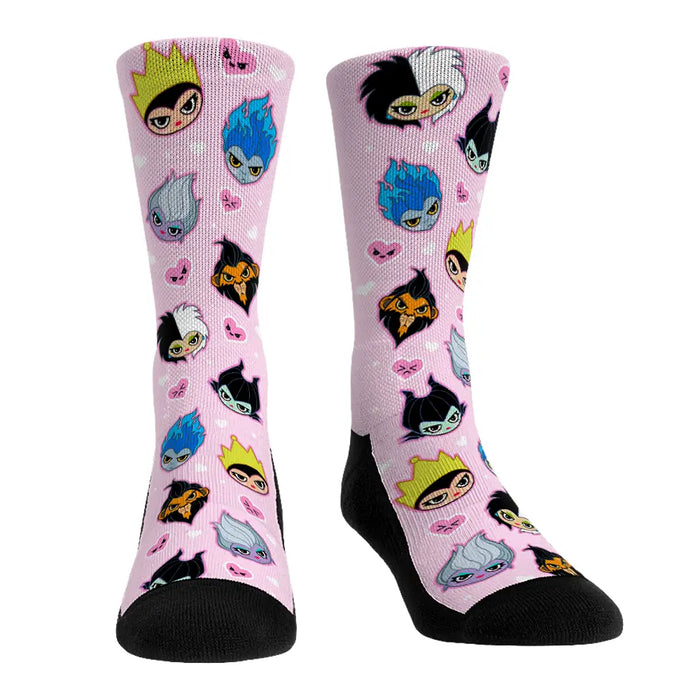 Disney Villains - Villaintine's Chibi (Pink) by Rock 'Em Socks