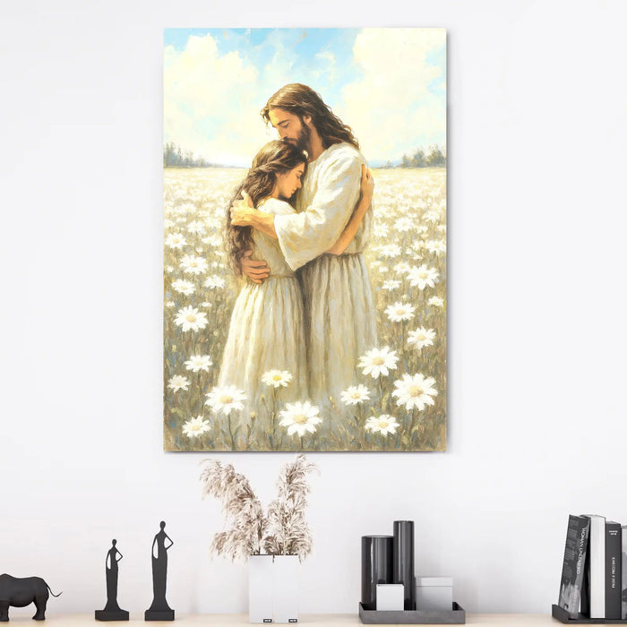 Divine Embrace of Grace Faith Wall Art by Tailored Canvases