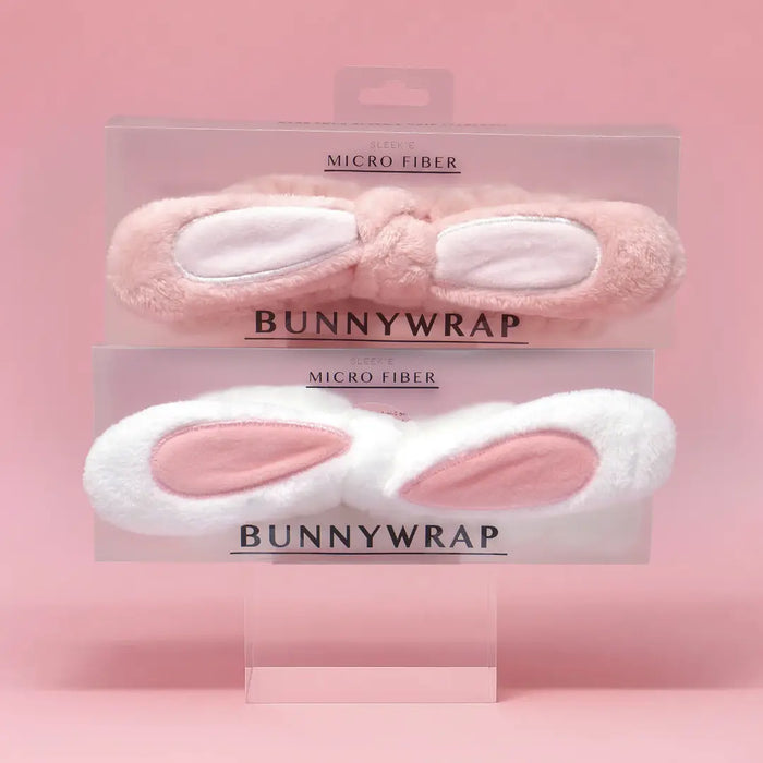 Double the Fluff Microfiber Bunnywrap Headband Duo by SLEEK'E HAIR
