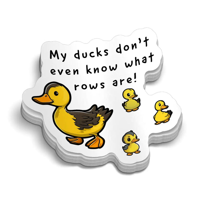 Ducks Hard Hat Decal by Armed American Supply