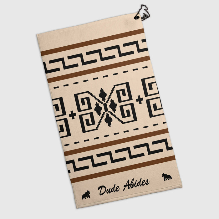 Dude Abides Golf Towel by Guerrilla Golf