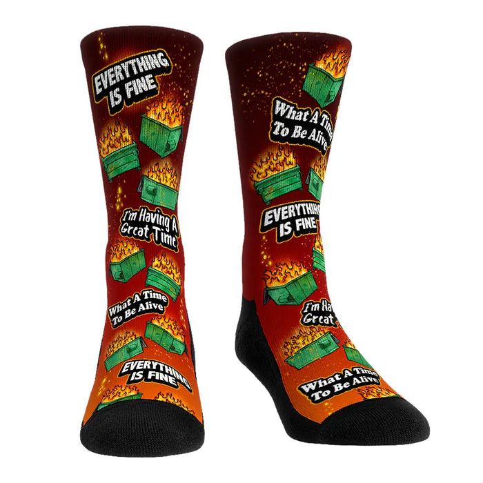 Dumpster Fire by Rock 'Em Socks