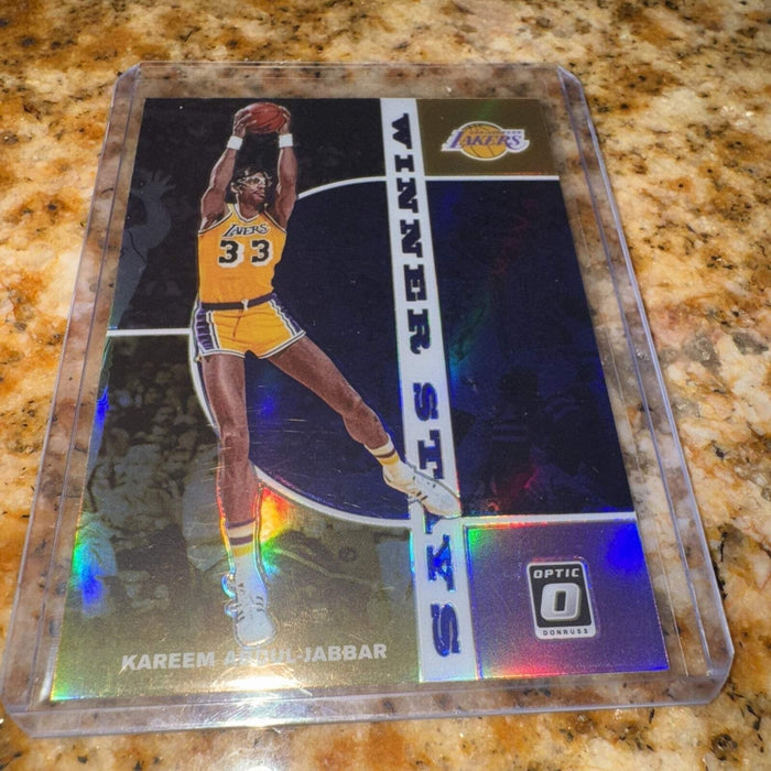 2019-20 Panini Donruss Optic Winner Stays #3 Kareem Abdul-Jabbar Prizm Lakers by Price Is Right Miami
