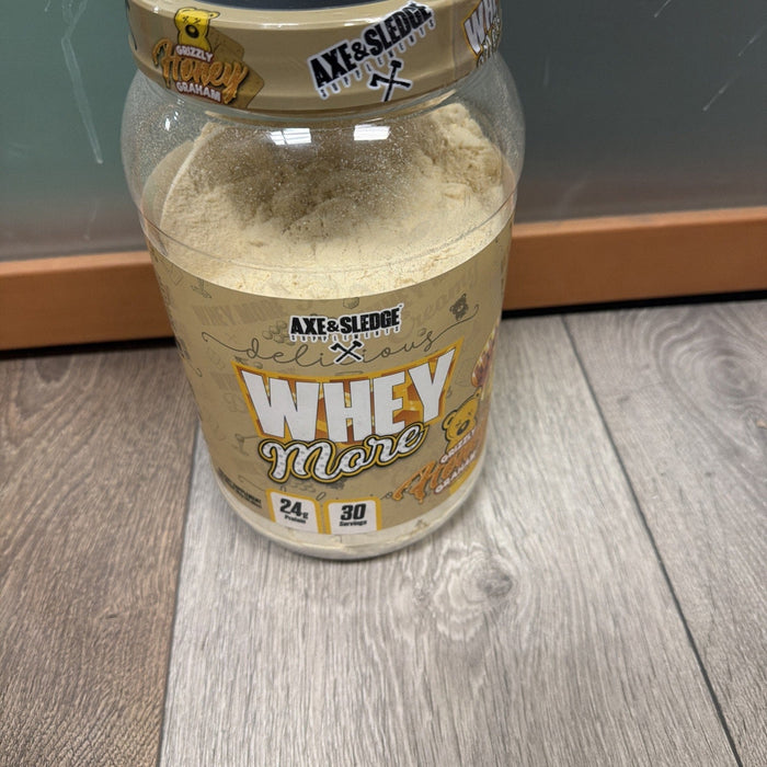 Whey More - Grizzly Honey Graham (30 Servings) Exp 10/26 by Price Is Right Miami