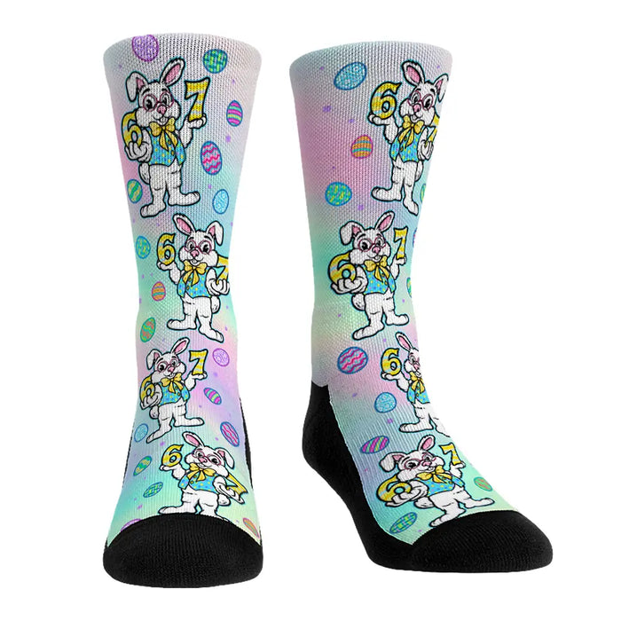 Easter Bunny - Six Seven All-Over by Rock 'Em Socks