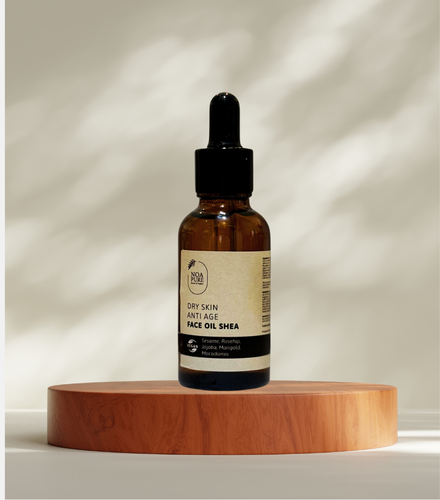 Dry Skin Anti Age Face Oil Shea by NoaPure.com