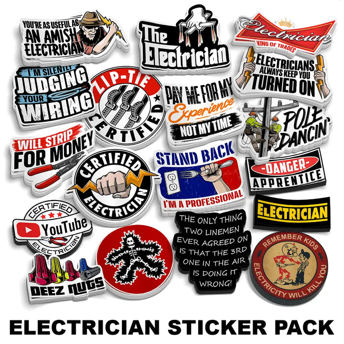Electrican Sticker Pack by Armed American Supply