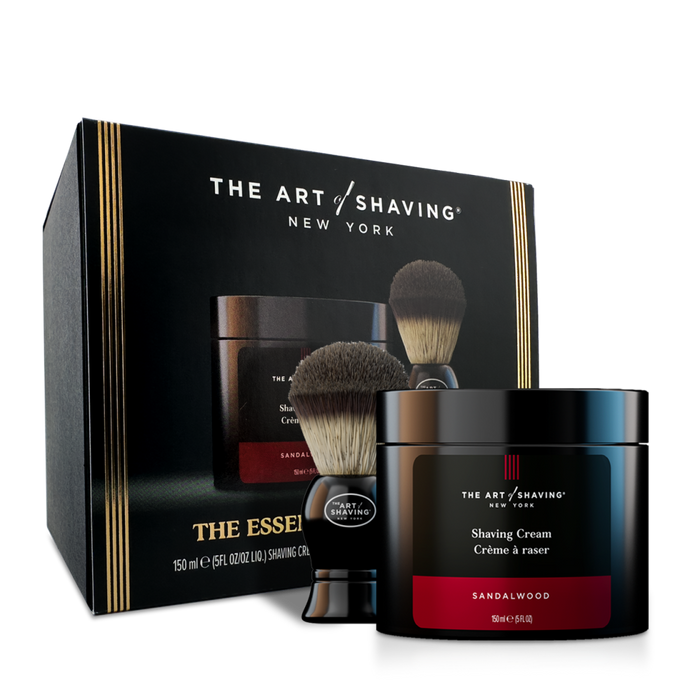 The Art of Shaving Sandalwood Essential Starter Set - 2 Elements by Nava Beauty