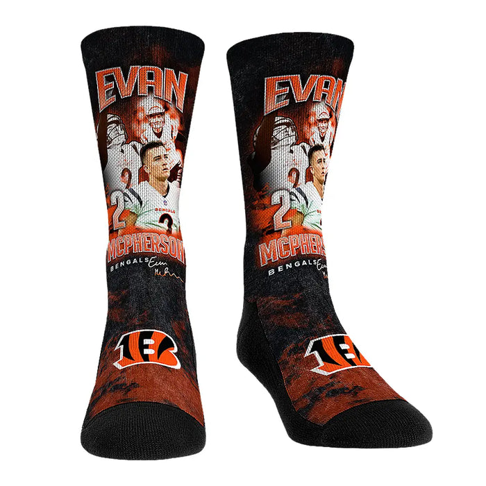 Evan McPherson - Cincinnati Bengals - Retro Photo by Rock 'Em Socks