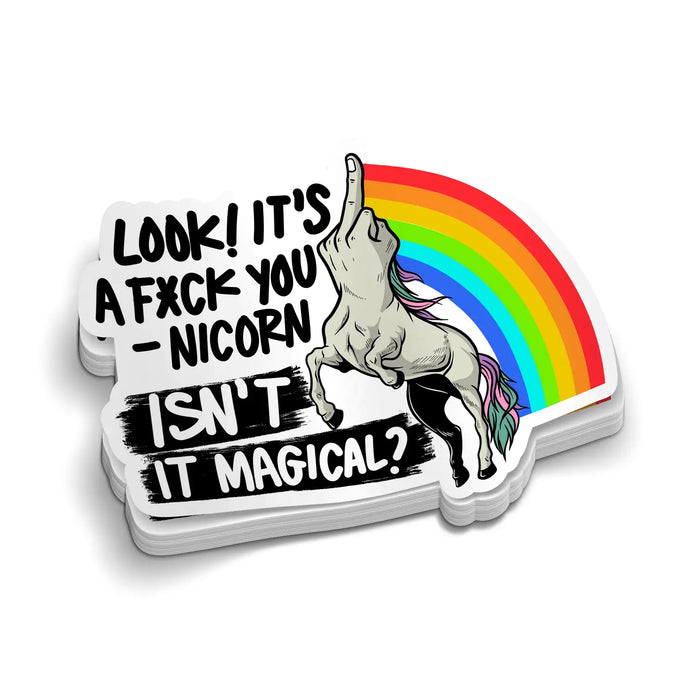 F*ck Younicorn - Hard Hat Decal by Armed American Supply