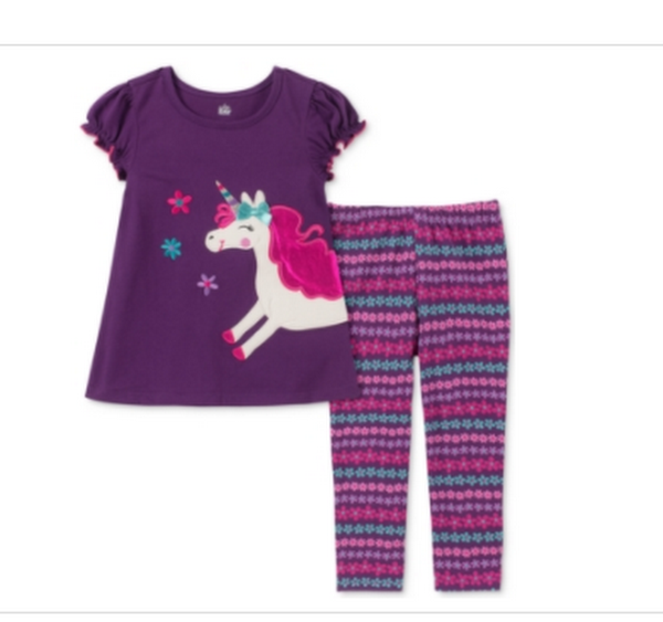 Kids Headquarters Little Girls Tunic & Leggings by Vanessa Jane