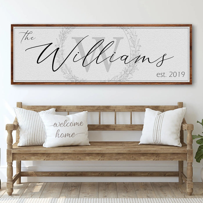 Family Sign by Tailored Canvases
