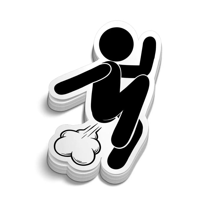 Fart Man - Hard Hat Decal by Armed American Supply