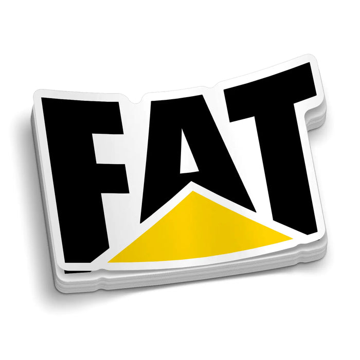 Fat - Hard Hat Decal by Armed American Supply