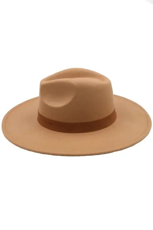 Faux Wool Fedora Hat by Boutique 23