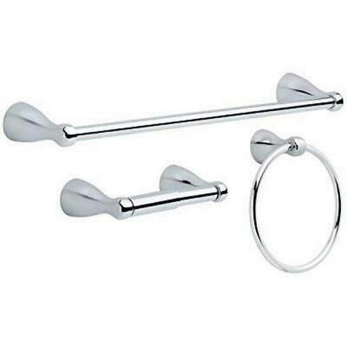 Delta Greenwich Bath Hardware Assembly Set, Chrome - 3 Piece by Vanessa Jane