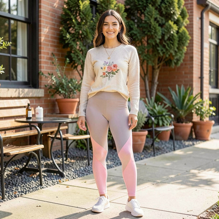Ideology Girls Colorblocked Leggings, Size L-14 by Vanessa Jane