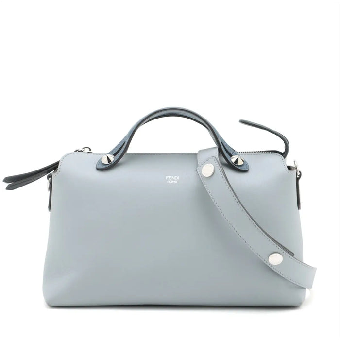 Fendi By the Way Medium Leather 2 Way Handbag Blue 8BL124 #2481 by Bolt Boutique