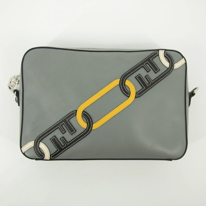 Fendi Chain Logo Embossed Camera Crossbody Bag #2468 by Bolt Boutique