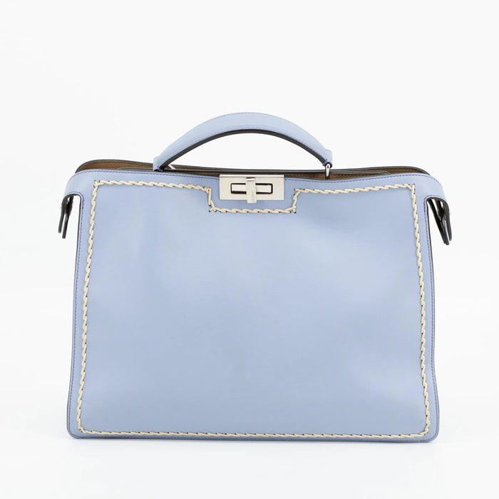 Fendi Peekaboo ISeeU Breifcase Leather with Stitch Detail by Bolt Boutique