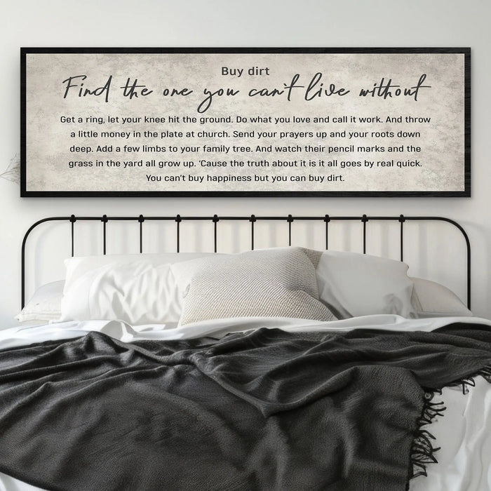 Find The One You Can't Live Without Family Sign III by Tailored Canvases