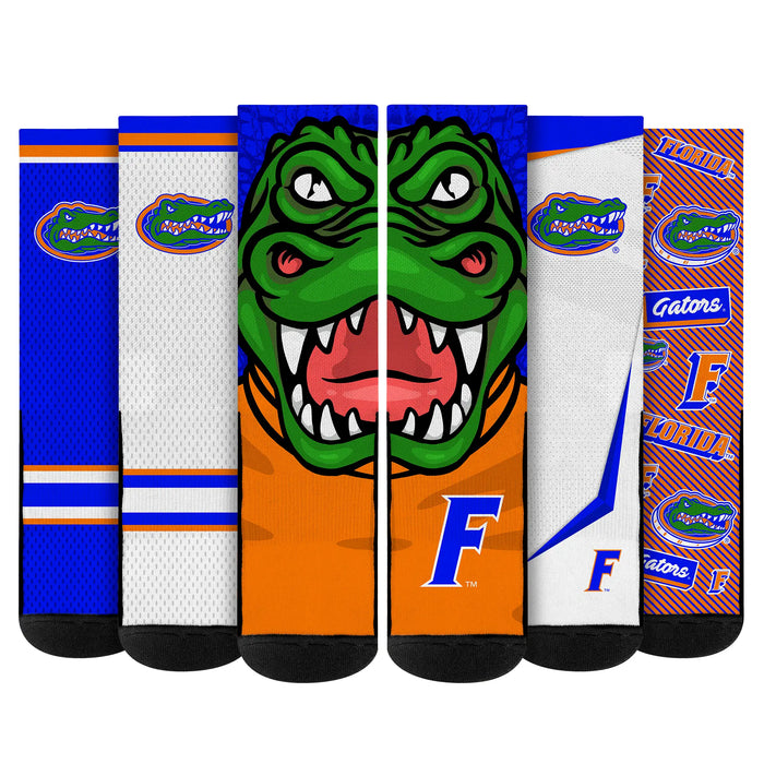 Florida Gators - Super Fan Bundle 5-Pack by Rock 'Em Socks