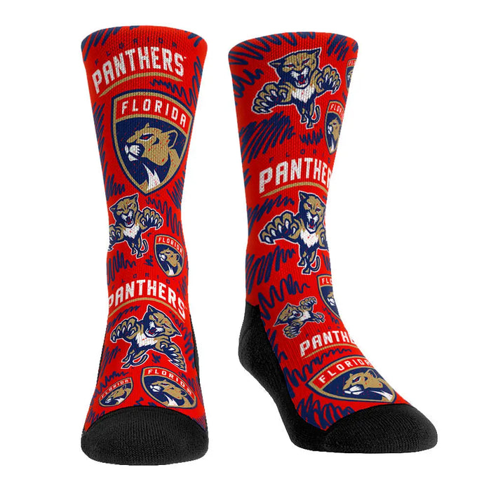 Florida Panthers - Logo Sketch by Rock 'Em Socks