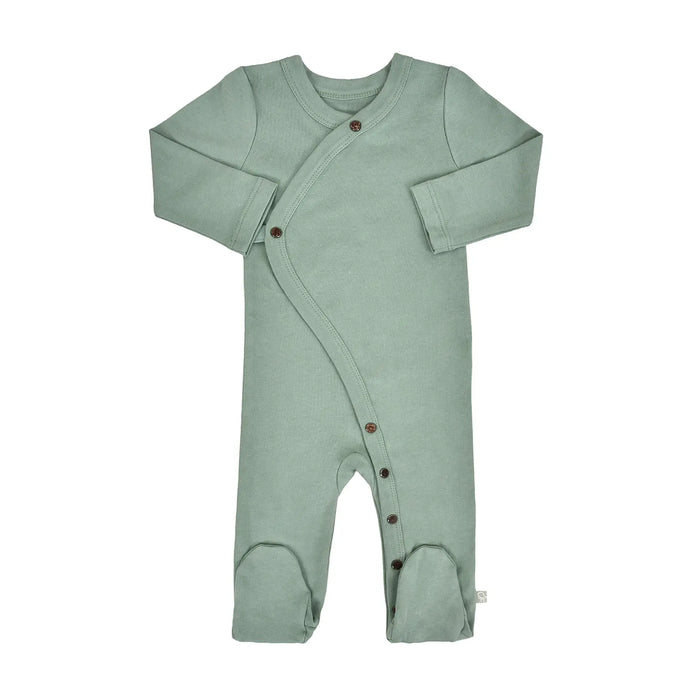footie | Basil Green by Finn + Emma