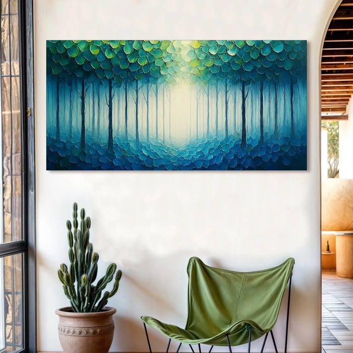 Forest Whispers Impasto Wall Art by Tailored Canvases