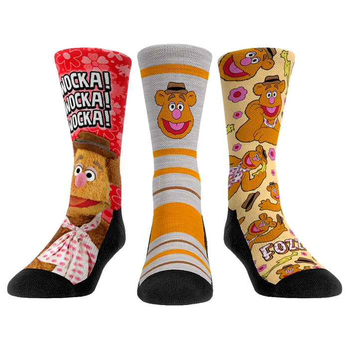 Fozzie Bear - 3-Pack by Rock 'Em Socks