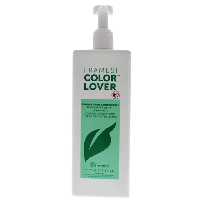 Framesi Color Lover Smooth Shine Conditioner, Sulfate Free Conditioner with Coconut Oil and Quinoa, Color Treated Hair by Price Is Right Miami