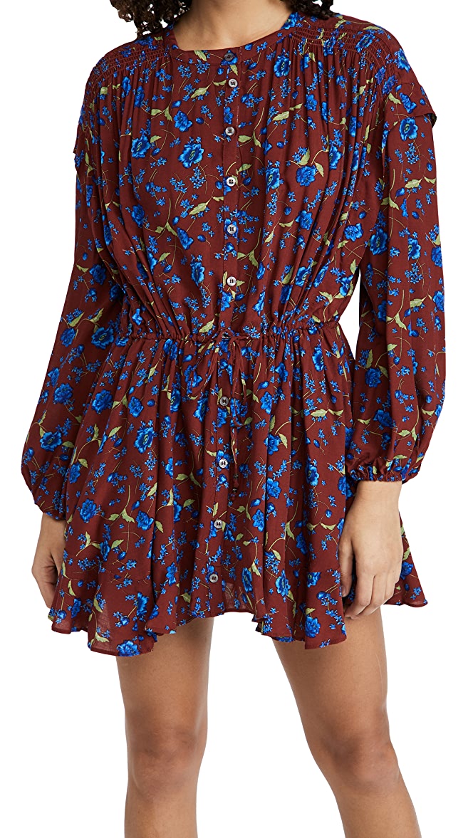 Free People Flower Fields Mini Dress, Size Medium by Vanessa Jane