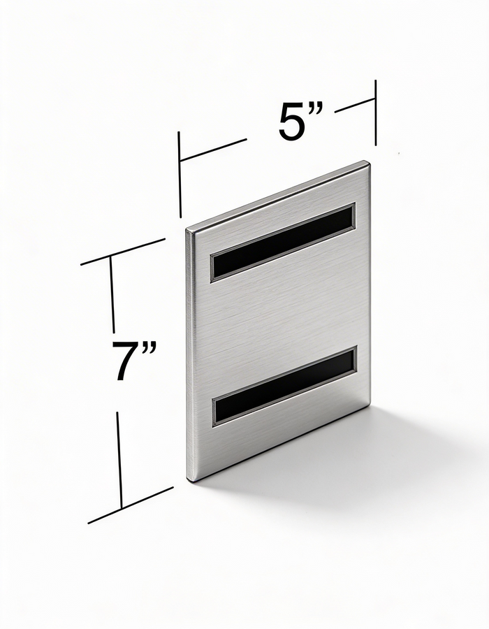 10 - Frames Azar Displays 129927 5 x 7 Vertical U-Frame with Magnetic Strips by Vanessa Jane