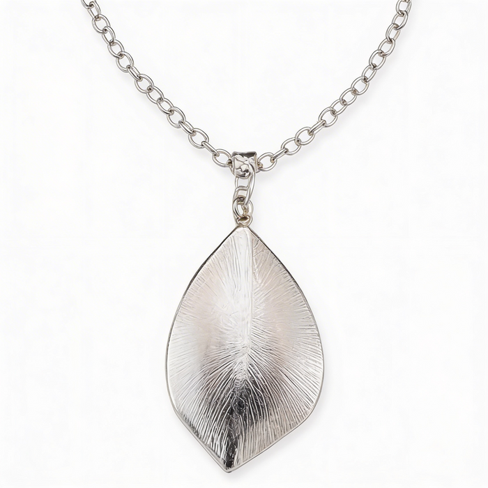 Charter Club Silver-Sculptural Disc Pendant Necklace by Vanessa Jane