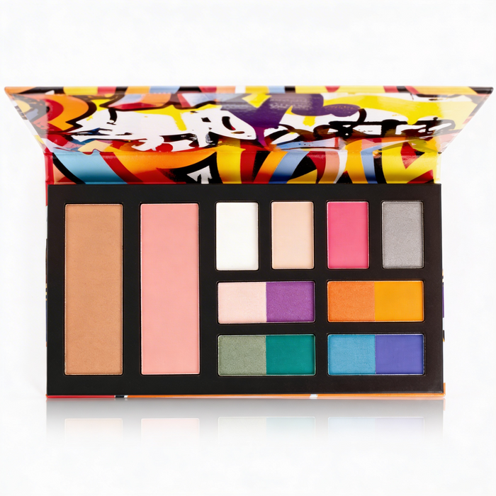 COLOR RIOT Eyeshadow and Face Palette Makeup Eyeshadow Blush Bronzer by Vanessa Jane