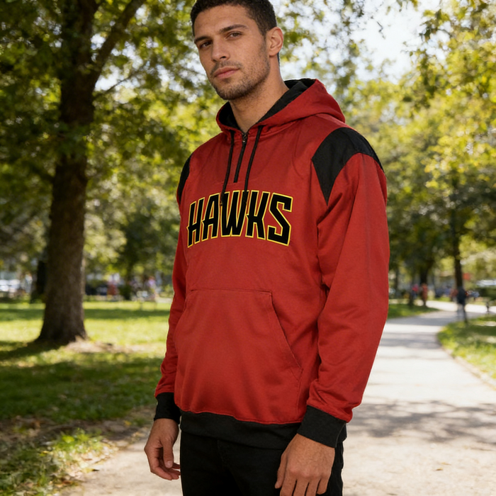 NBA Men's Sports 1/4 Zip Hoodie Atlanta Hawks, Size 3XT by Vanessa Jane