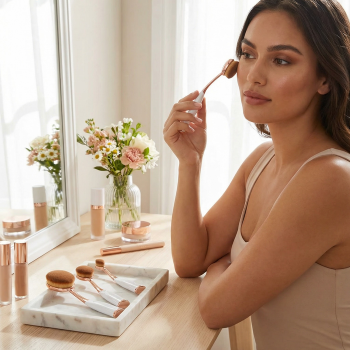 Macy's Beauty Brush and Contour 3-Pc Contouring Brush Set by Vanessa Jane