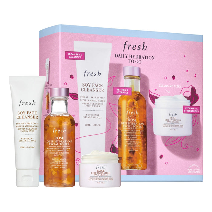 Fresh Skincare Daily Hydration To Go Set by Nava Beauty