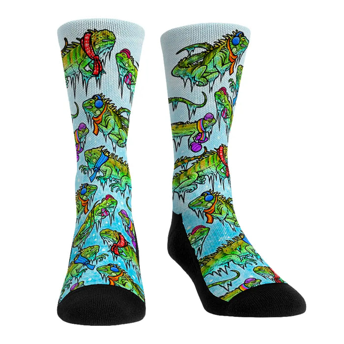 Frozen Iguanas All-Over by Rock 'Em Socks